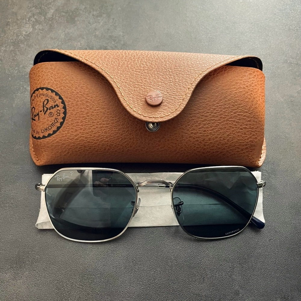 Ray-Ban Jim square Sunglasses with Case size 53 unisex